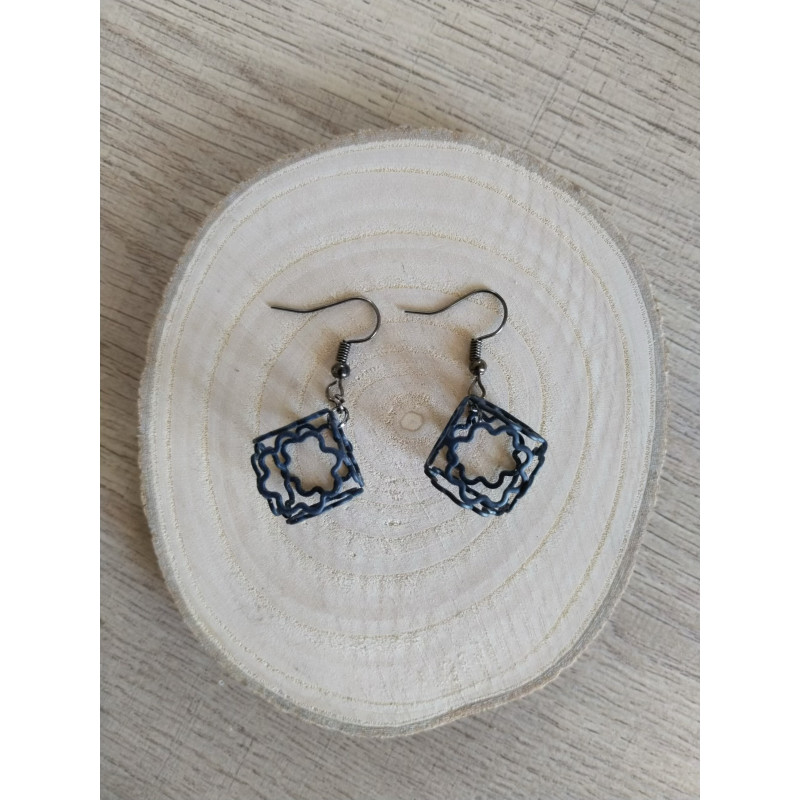 Boucle d’oreille géométrique