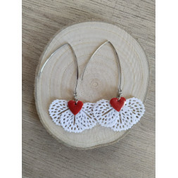 Boucle d’oreille grande dormeuse