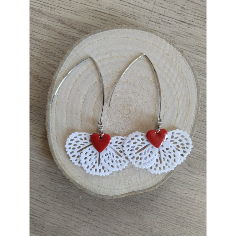 Boucle d’oreille grande dormeuse