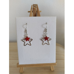 Boucle d’oreille étoilée