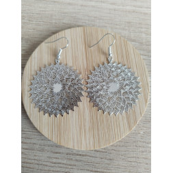 Boucle d’oreille mandala