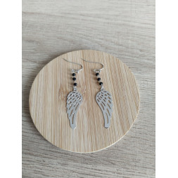 Boucle d’oreille aile d’ange