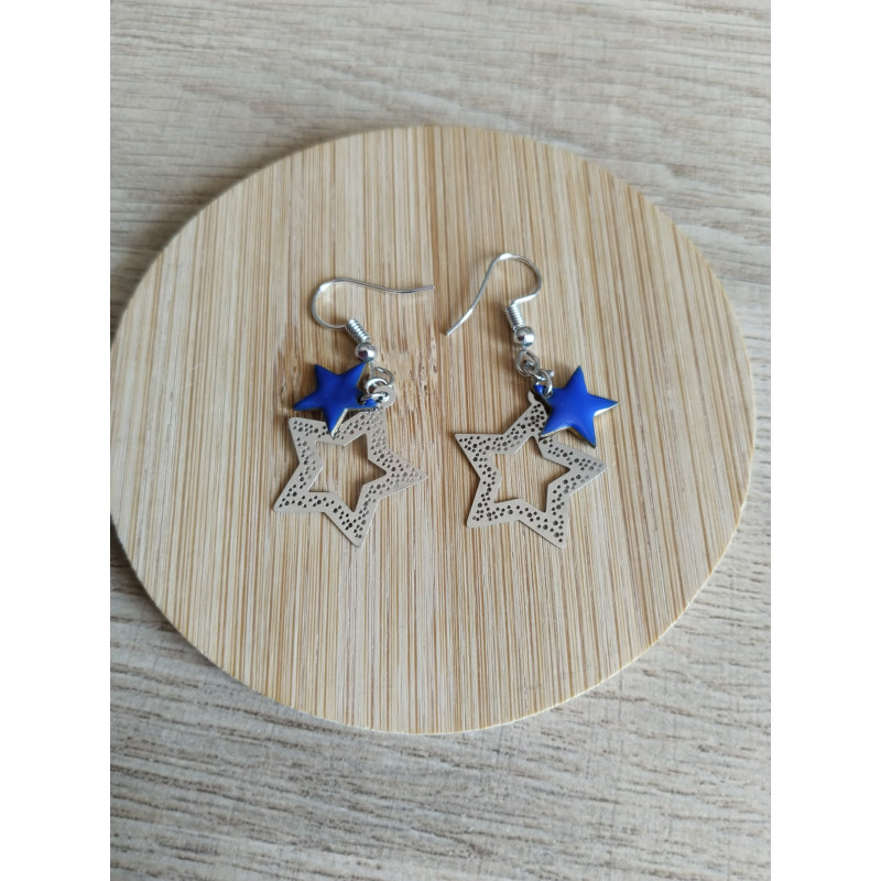 Boucle d’oreille 2 étoiles