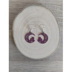 Boucle d’oreille les 2 chats