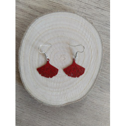 Boucle d’oreille ginkgo