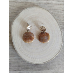 Boucle d’oreille pierre naturelle