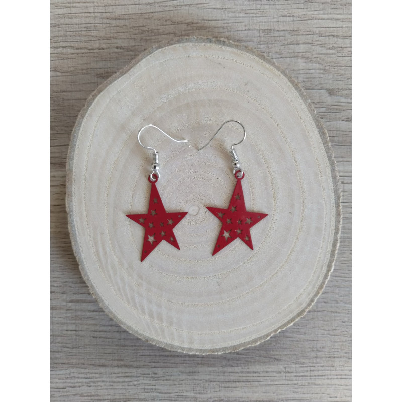 Boucle d’oreille en étoile