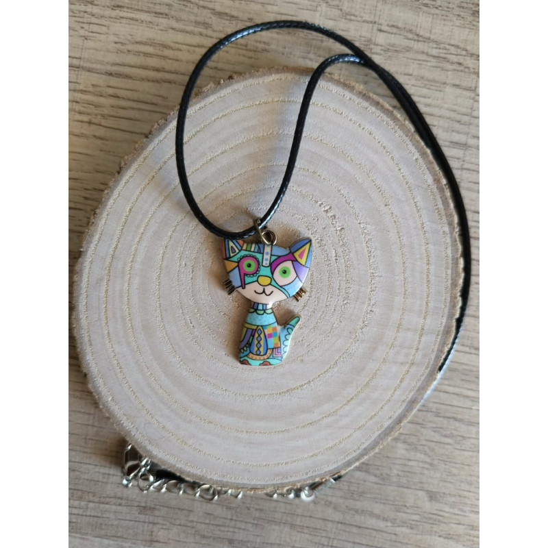 Collier mon chat Arlequin