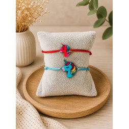Des bracelets en licorne colorés