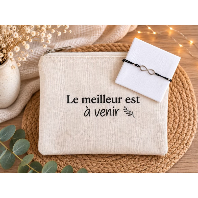 Une jolie pochette avec un joli symbole