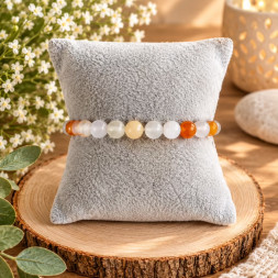 Bracelet en perles d’agate