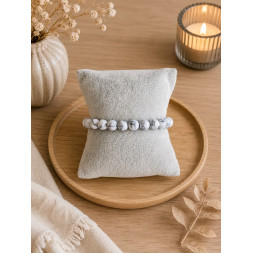 Bracelet en perle marbré