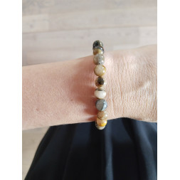 Bracelet en agate marron
