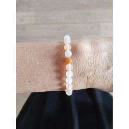 Bracelet en agate teintée