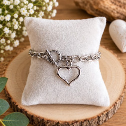 Bracelet à coeur