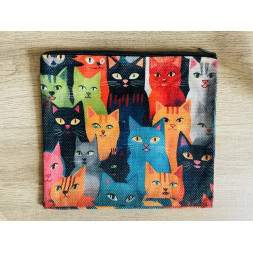 Pochette La famille des chats colorés