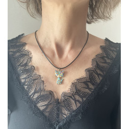 Collier mon chat coloré