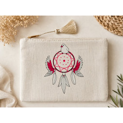 Pochette avec un attrape -rêves