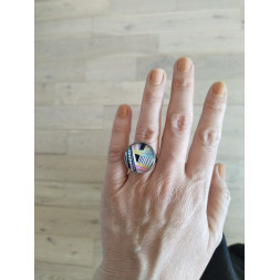 Bague réglable sur le thème du cinéma