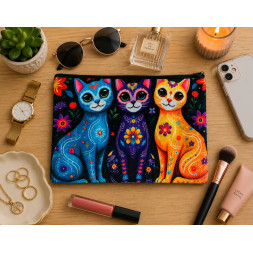 Une pochette aux 3 petits chats