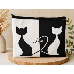 La pochette en duo de chats