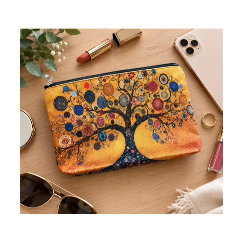Une pochette en symbole avec l’arbre de vie