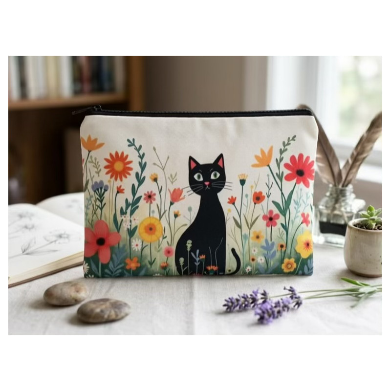 Pochette et son petit chat