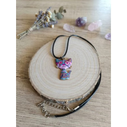 Collier en chat Arlequin