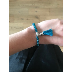 Bracelet Mon pompon bleu...