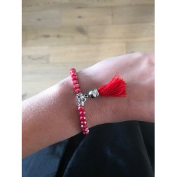 Bracelet Mon pompon rouge