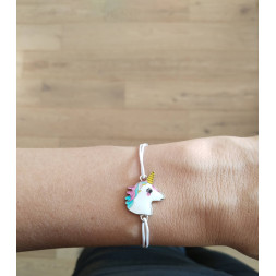 Bracelet Ma licorne blanche