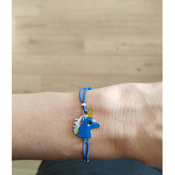 Bracelet Ma licorne bleue