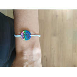 Bracelet bleu Mon arbre de vie