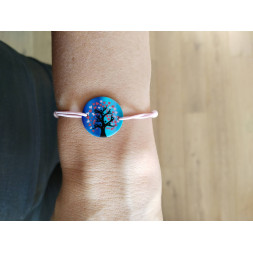 Bracelet rose Mon arbre de vie