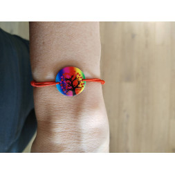 Bracelet rouge Mon arbre de...