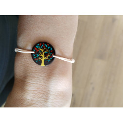 Bracelet saumon Mon arbre...