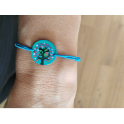 Bracelet vert Mon arbre de vie