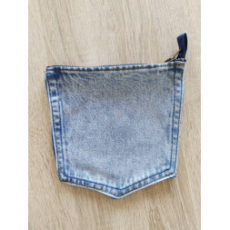 Pochette en jeans