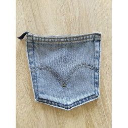 Pochette en jeans