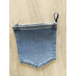 Pochette en jeans