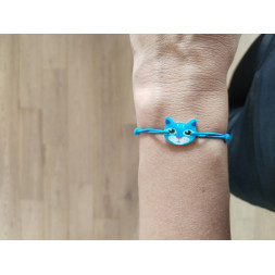 Bracelet Mon chat bleu