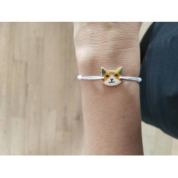 Bracelet Mon chat camel