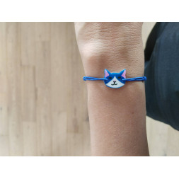 Bracelet Mon chat bleu